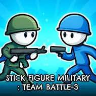 Stick Figure Military : Team Battle-3 - Team Battle game